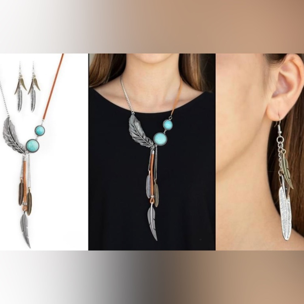 Gorgeous Paparazzi Stay Wild And Free Necklace. - Picture 2 of 2